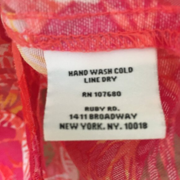 Ruby Rd. Favorites Ladies' Tropical Floral Top Sz. 8 - Picture 5 of 7